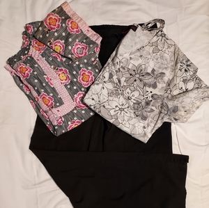 Ladies Large Scrub Tops and Medium? Pants Koi Scrub Top Fundamentals Scrub Pant